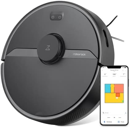 roborock Q7 M5  Robot Vacuum and Mop  Upgraded from Q5 Max   Up to 7 9 Weeks Self Empty  10000Pa Suction  Dual Anti Tangle System for Pet Hair & Carpet  PreciSense LiDAR Navigation  App Control  Black