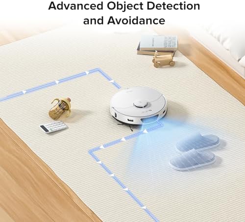 roborock S7 Max Ultra Robot Vacuum and Mop Combo  Auto Mop Drying and Washing  Self Emptying and Refilling  5500Pa Suction  Reactive Tech Obstacle Avoidance  White  RockDock Ultra Series 