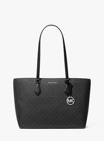 sheila large signature logo tote bag
