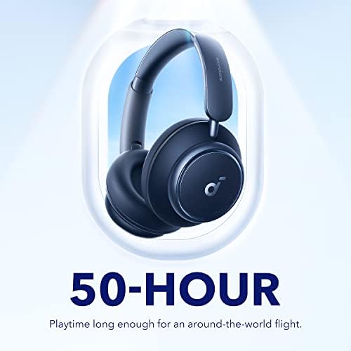 soundcore by Anker Space Q45 Adaptive Active Noise Cancelling Headphones  Reduce Noise by Up to 98   50H Playtime  App Control  LDAC Hi Res Wireless Audio  Comfortable Fit  Clear Calls  Bluetooth 5 3