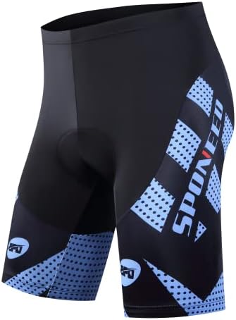 sponeed Mens Cycling Shorts Padded Bicycle Riding Pants Bike Biking Clothes Cycle Wear Tights