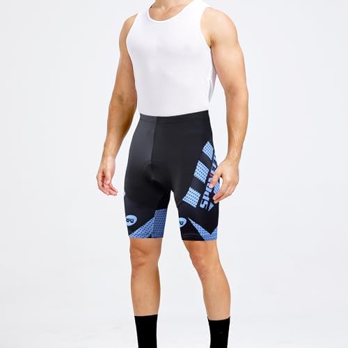 sponeed Mens Cycling Shorts Padded Bicycle Riding Pants Bike Biking Clothes Cycle Wear Tights
