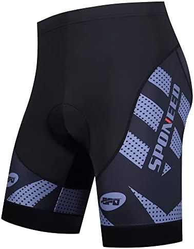 sponeed Mens Cycling Shorts Padded Bicycle Riding Pants Bike Biking Clothes Cycle Wear Tights