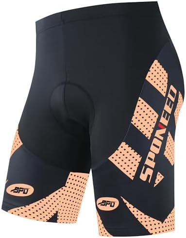 sponeed Mens Cycling Shorts Padded Bicycle Riding Pants Bike Biking Clothes Cycle Wear Tights