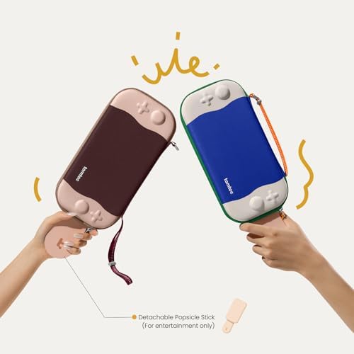 tomtoc Slim Carrying Case for Nintendo Switch 2 Model 2025  Odorless Felt Protective Hard Shell with 12 Game Card Slots  Portable Travel Storage Case with Original Patent and Military Grade Protection