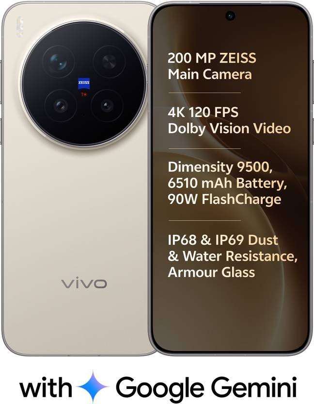 vivo X300 Pro 5G Factory Unlocked Dual SIM  Global Version Dune Gold