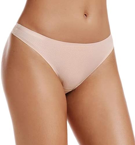 TALLA S - voenxe - Tangas para mujer, sin costuras, invisibles, sin líneas, transpirables, cómodas, ropa interior para mujer, paquete de 5 unidades