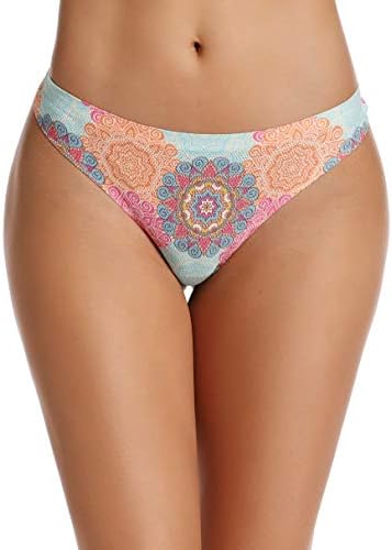 TALLA S - voenxe - Tangas para mujer, sin costuras, invisibles, sin líneas, transpirables, cómodas, ropa interior para mujer, paquete de 5 unidades
