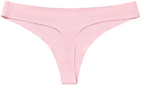 TALLA S - voenxe - Tangas para mujer, sin costuras, invisibles, sin líneas, transpirables, cómodas, ropa interior para mujer, paquete de 5 unidades