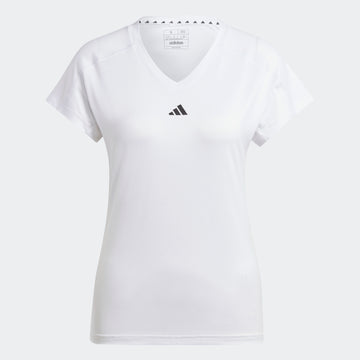 women s  aeroready train essentials minimal branding v neck tee