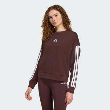adidas   Se envía y vende por  adidas    Sudadera de felpa con las 3 rayas de la colección Essentials para mujer