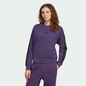adidas   Se envía y vende por  adidas    Sudadera de felpa con las 3 rayas de la colección Essentials para mujer