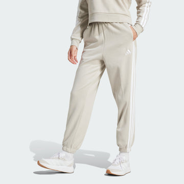 Talla XL, women s  essentials 3 stripes fleece loose fit pants