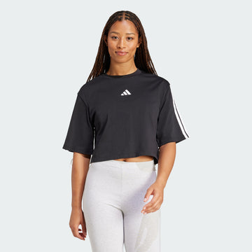 women s  essentials 3 stripes cotton loose tee