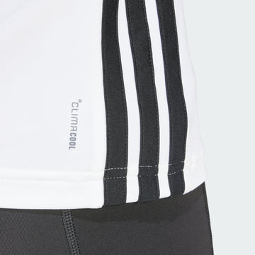 Talla L women s  essentials long sleeve 3 stripes workout top