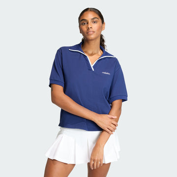 TALLA: S - women s  seasonal essentials colorpop polo with embroidered graphic
