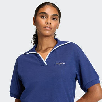 TALLA: S - women s  seasonal essentials colorpop polo with embroidered graphic