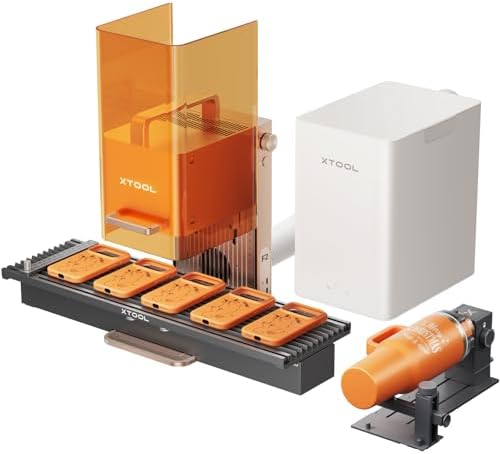 xTool F2 5W IR & 15W Diode Dual Laser Engraver  Built in 50MP Camera  6000mm/s Ultra Fast  3D Embossing  Color Marking on Metal  On Site & Small Batch Ready  Portable Desktop Laser Engraving Machine