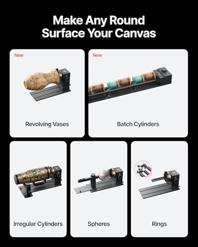 xTool P2S 55W CO2 Laser Cutter Versatile Bundle  with RA3 Rotary  Riser Base  Conveyor Feeder  Dual Smart 16MP Cameras  Curved Surface Engraving  Smart Desktop CO2 Laser Engraver Machine