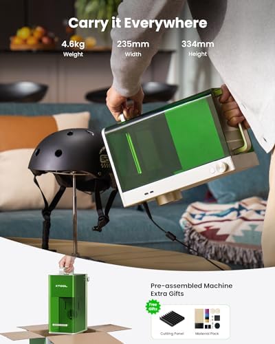 xTool P2S   F1  Smart 55W CO2 Laser Cutter   4000mm/s 2 in 1 Dual Laser Engraver  with P2 Riser Base  P2 Automatic Conveyor Feeder 39  RA2 Pro