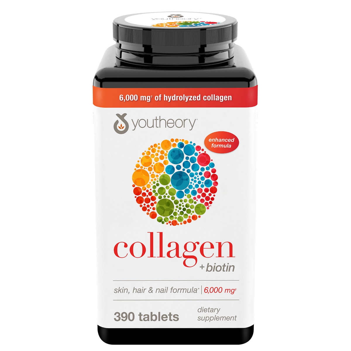 youtheory Collagen Plus Biotin  390 Tablets