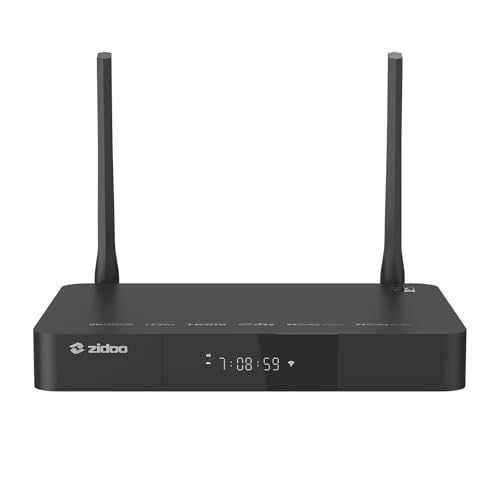 zidoo Z9X 8K  8K HDR Media Player  Android 11 OS  Amlogic S928X K Processor 6G 64G  VPU Video Engine&VS10 Image Engine 4K Ultra HD Blu ray  BDMV/ISO for Video & Audio Playback
