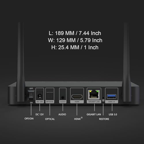 zidoo Z9X 8K  8K HDR Media Player  Android 11 OS  Amlogic S928X K Processor 6G 64G  VPU Video Engine&VS10 Image Engine 4K Ultra HD Blu ray  BDMV/ISO for Video & Audio Playback