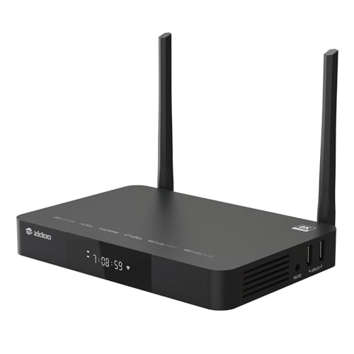 zidoo Z9X 8K  8K HDR Media Player  Android 11 OS  Amlogic S928X K Processor 6G 64G  VPU Video Engine&VS10 Image Engine 4K Ultra HD Blu ray  BDMV/ISO for Video & Audio Playback